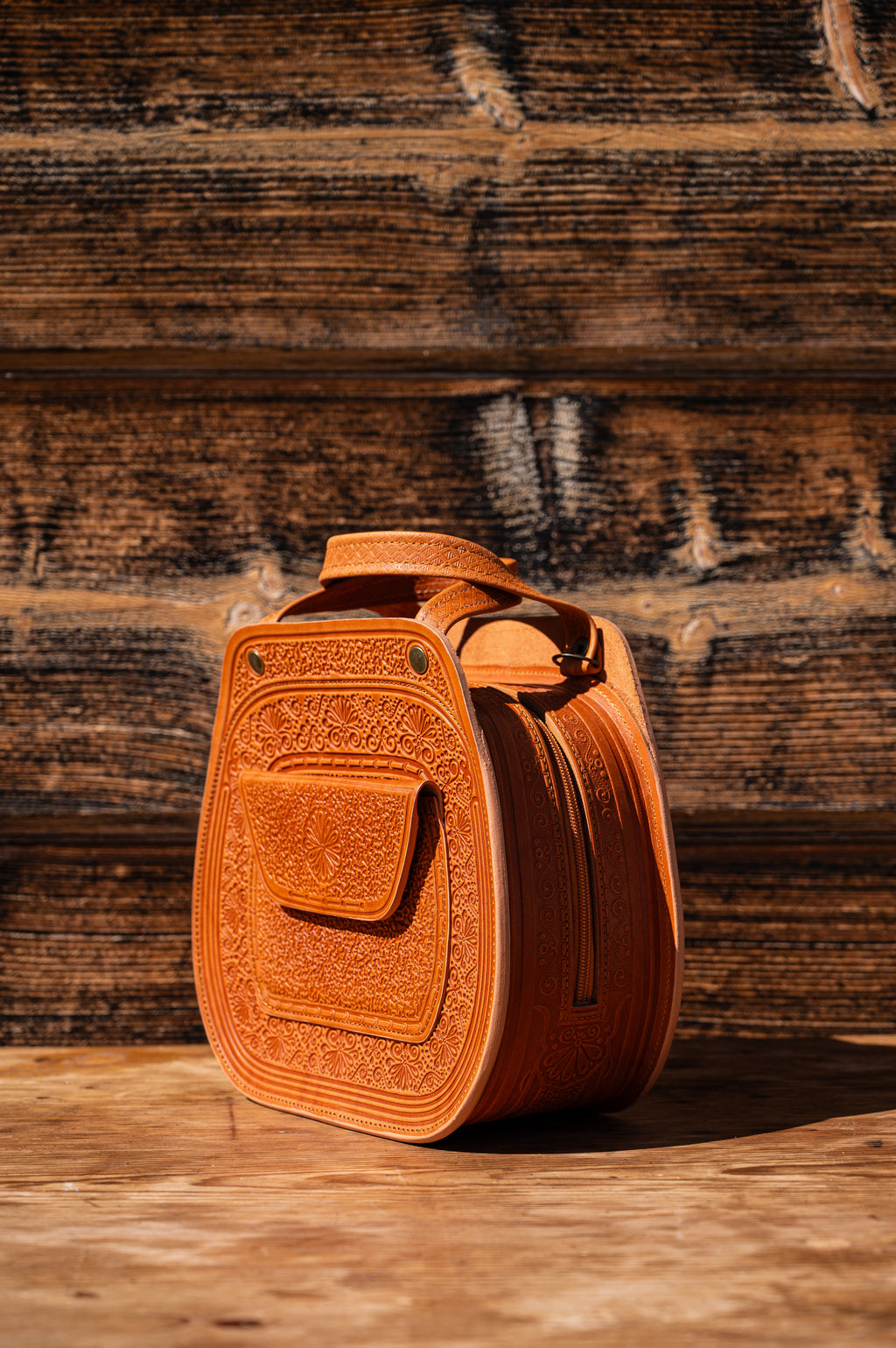 Leather bag “Azalea”