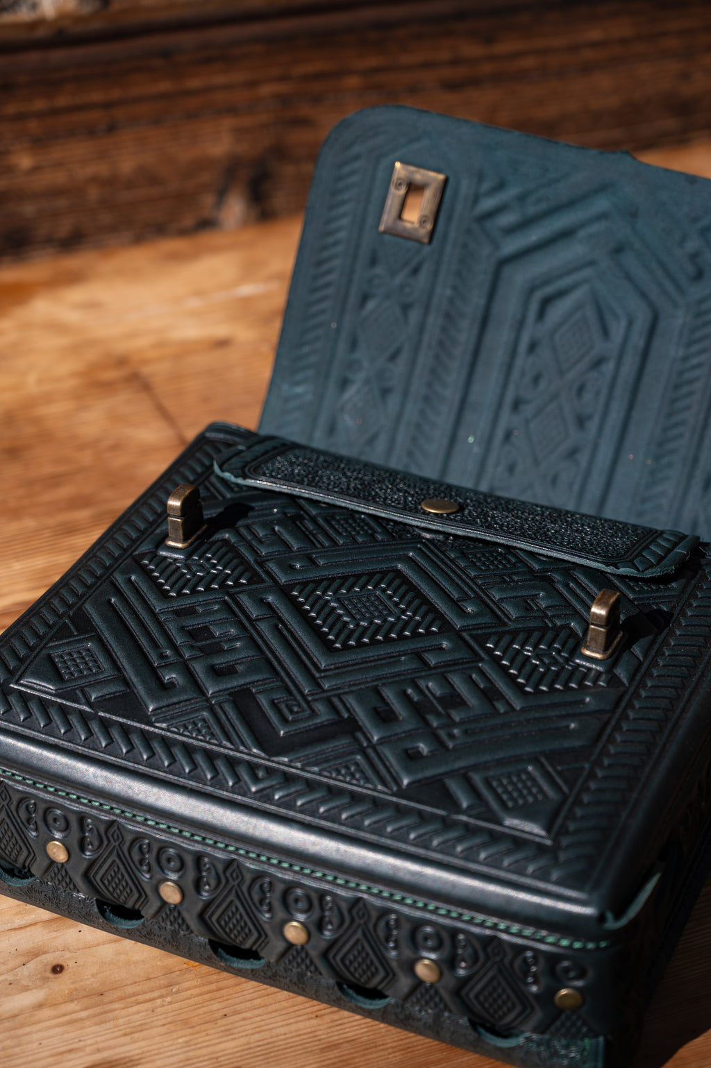 Leather backpack bag “Project”