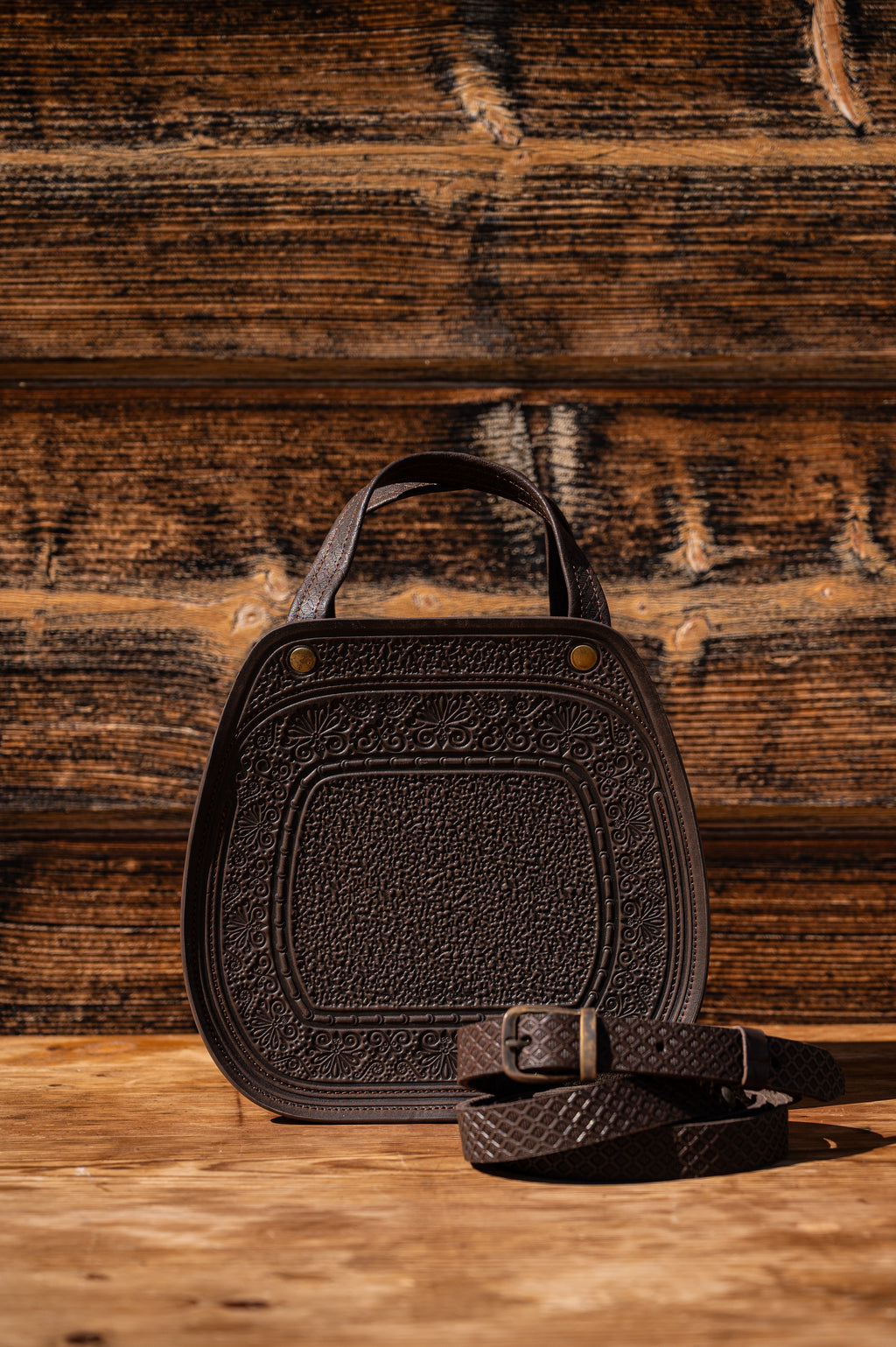 Leather bag “Azalea”