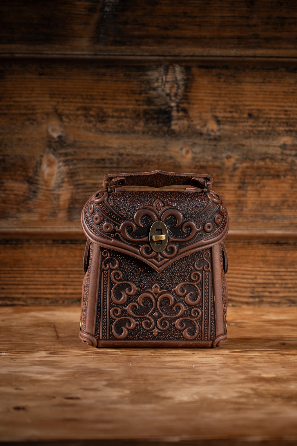 Leather backpack bag “Venice”