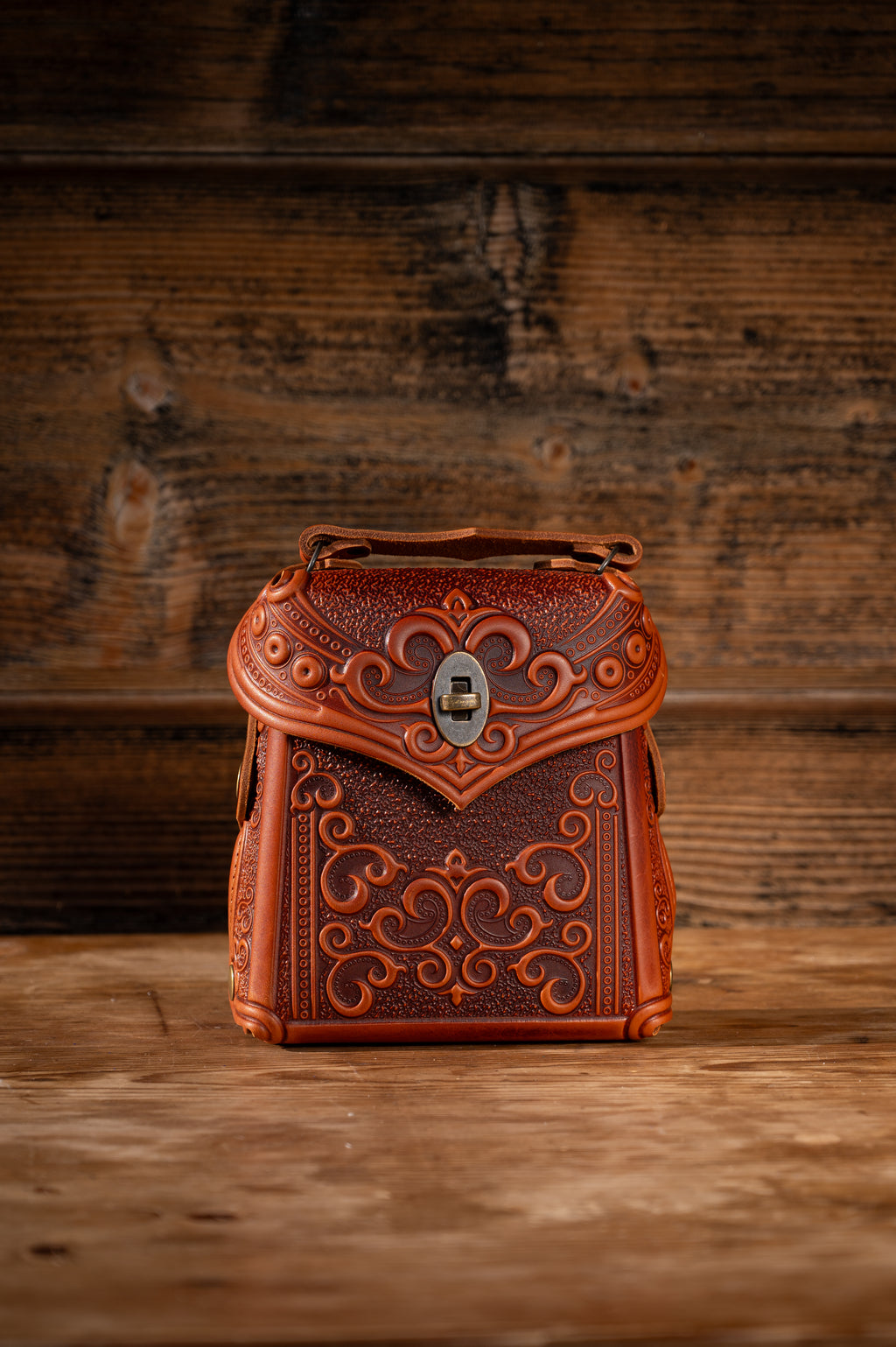 Leather backpack bag “Venice”