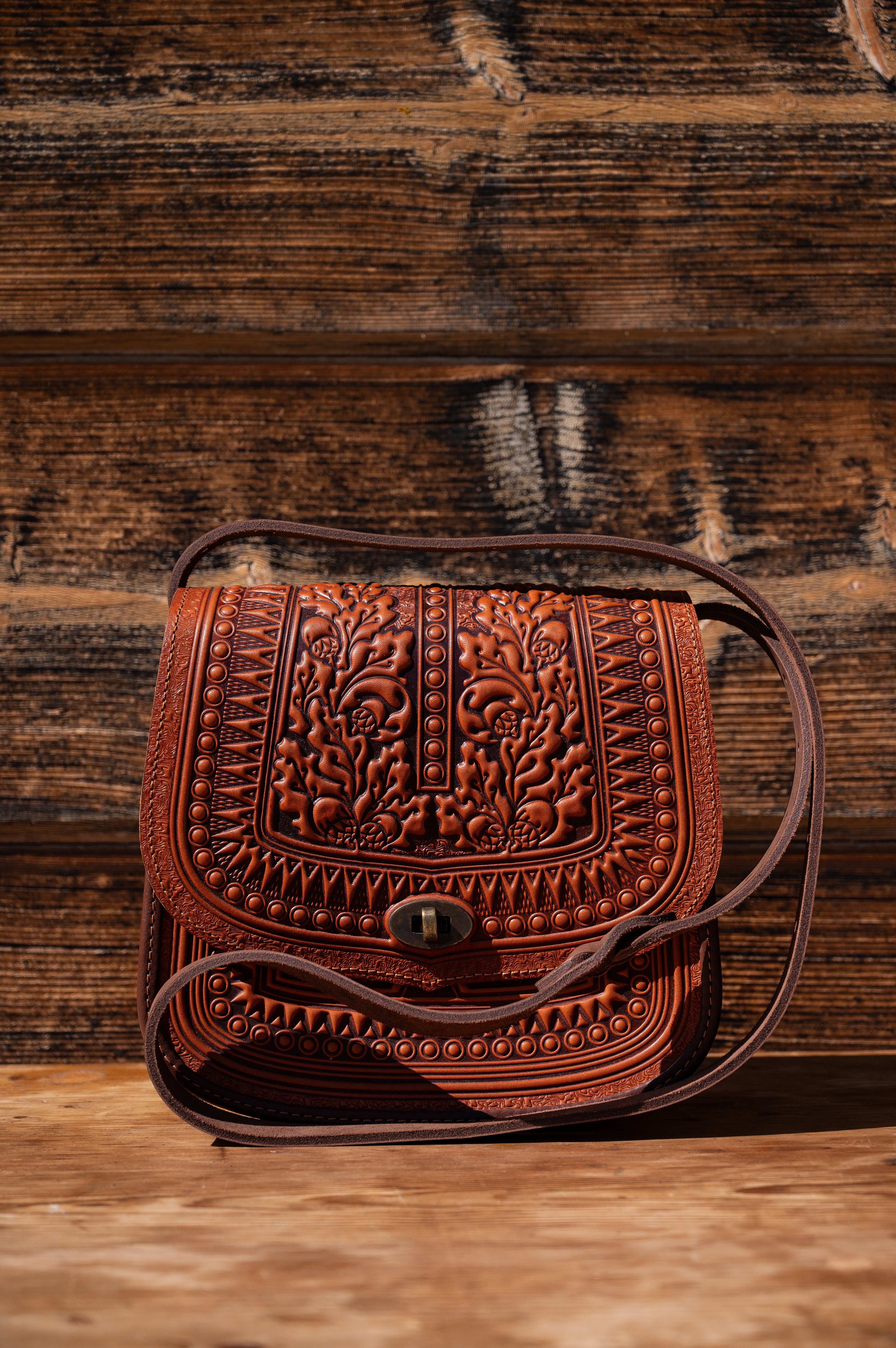 Leather bag “Dubok”