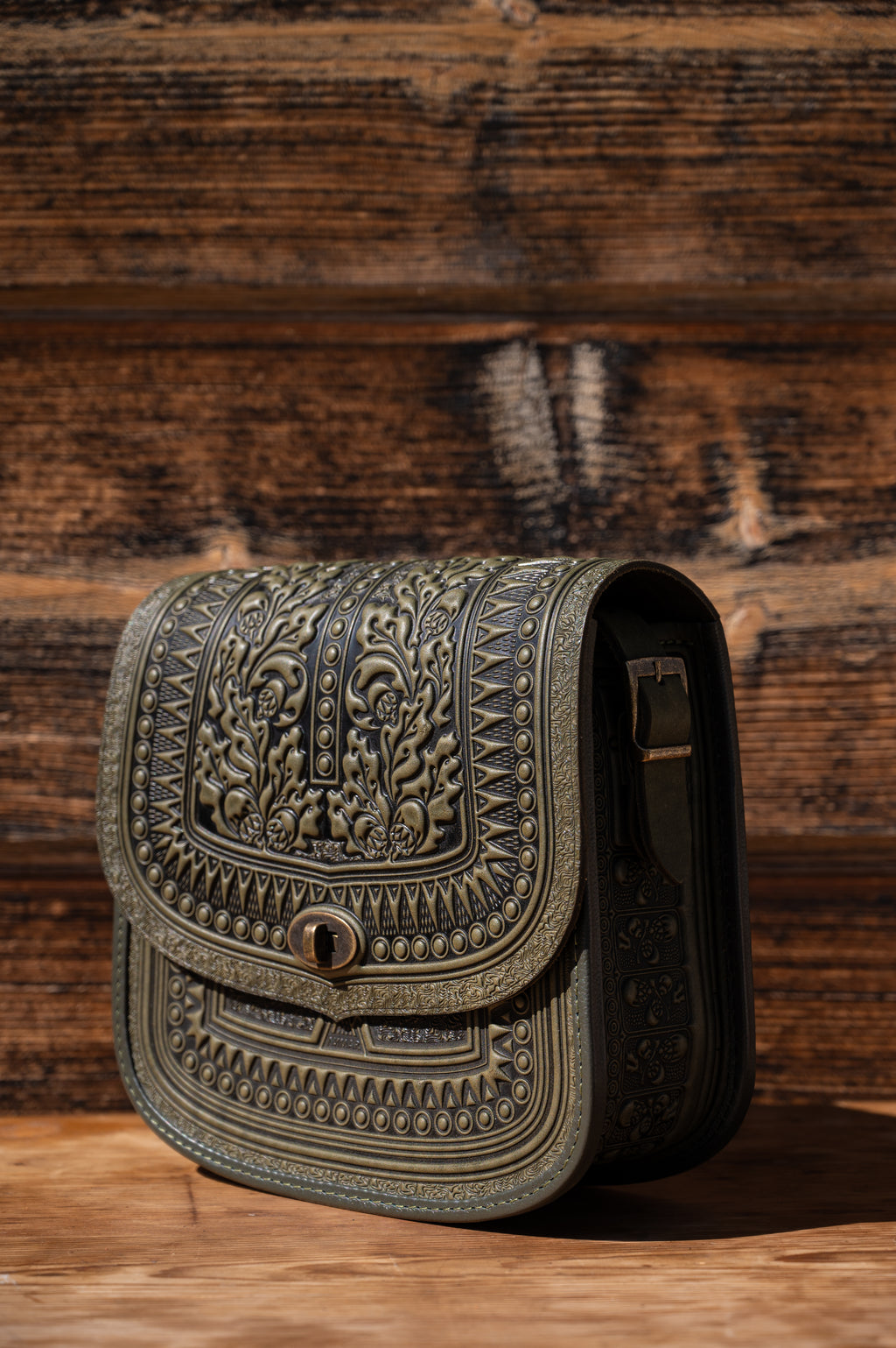 Leather bag “Dubok”