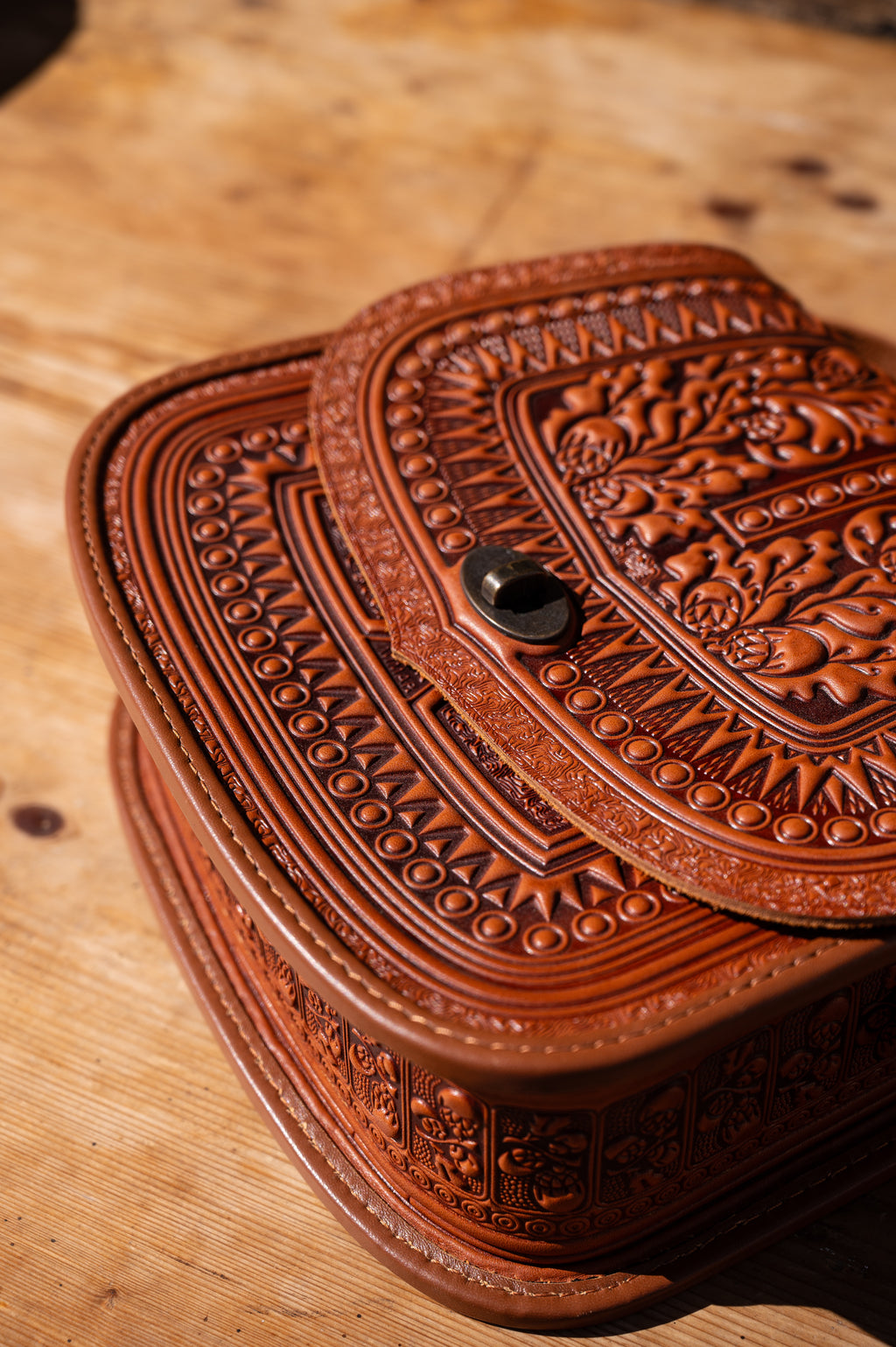 Leather bag “Dubok”