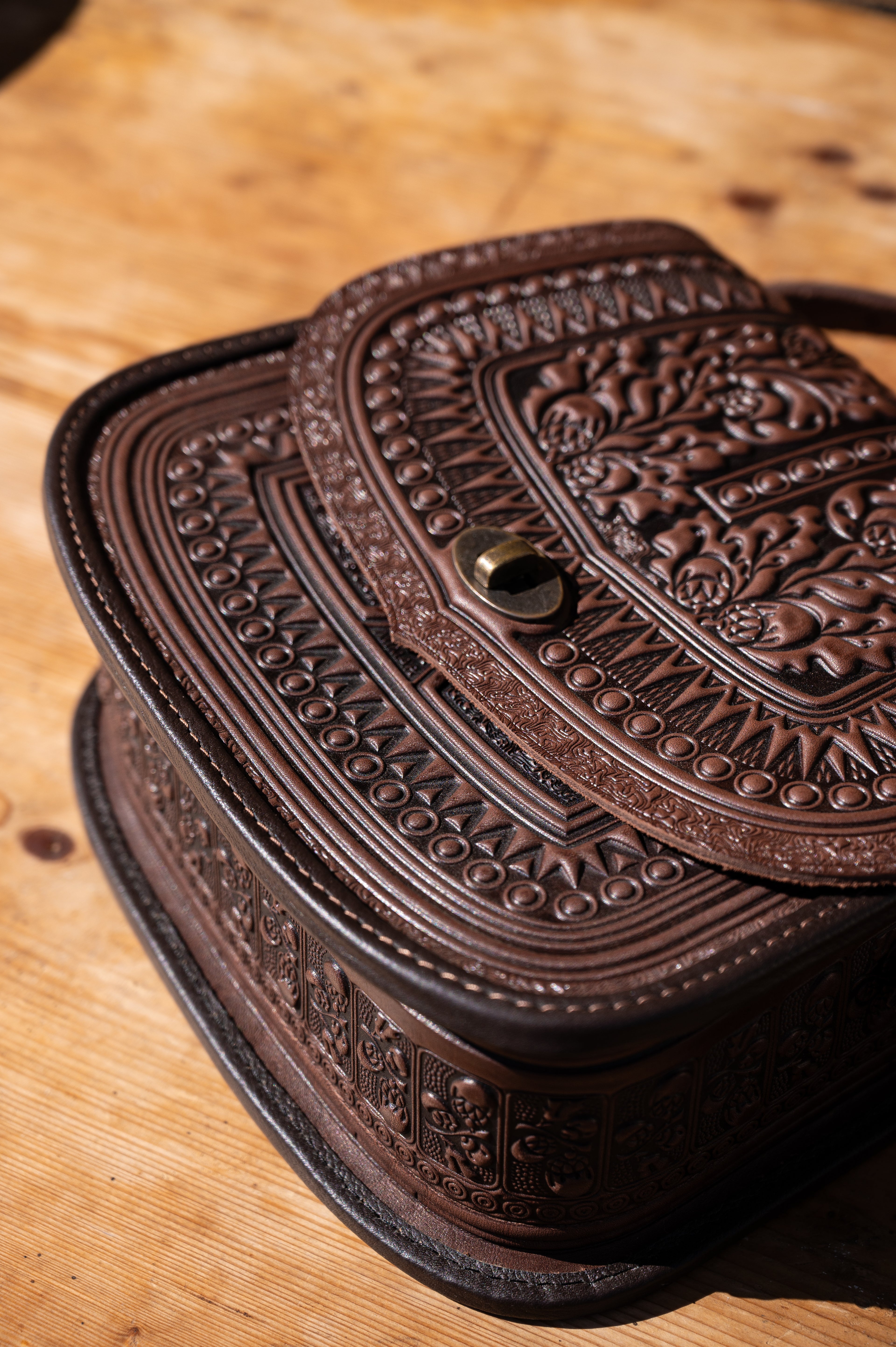 Leather bag “Dubok”