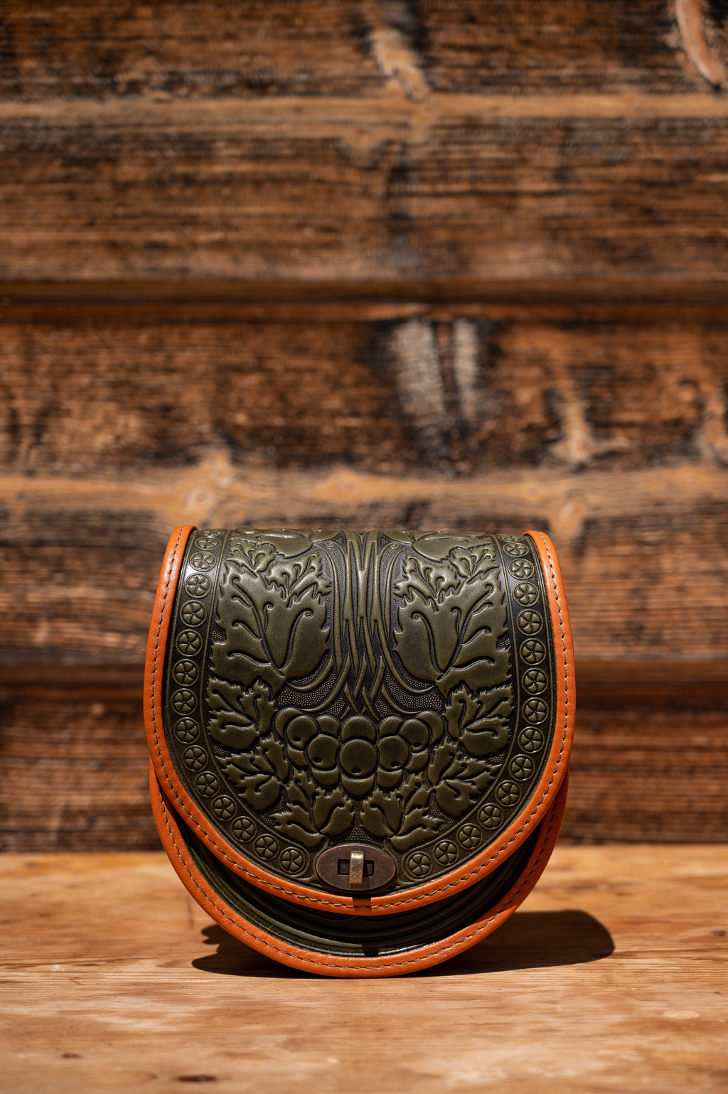 Leather bag “Kalina”