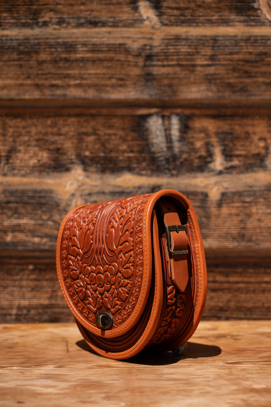 Leather bag “Kalina”