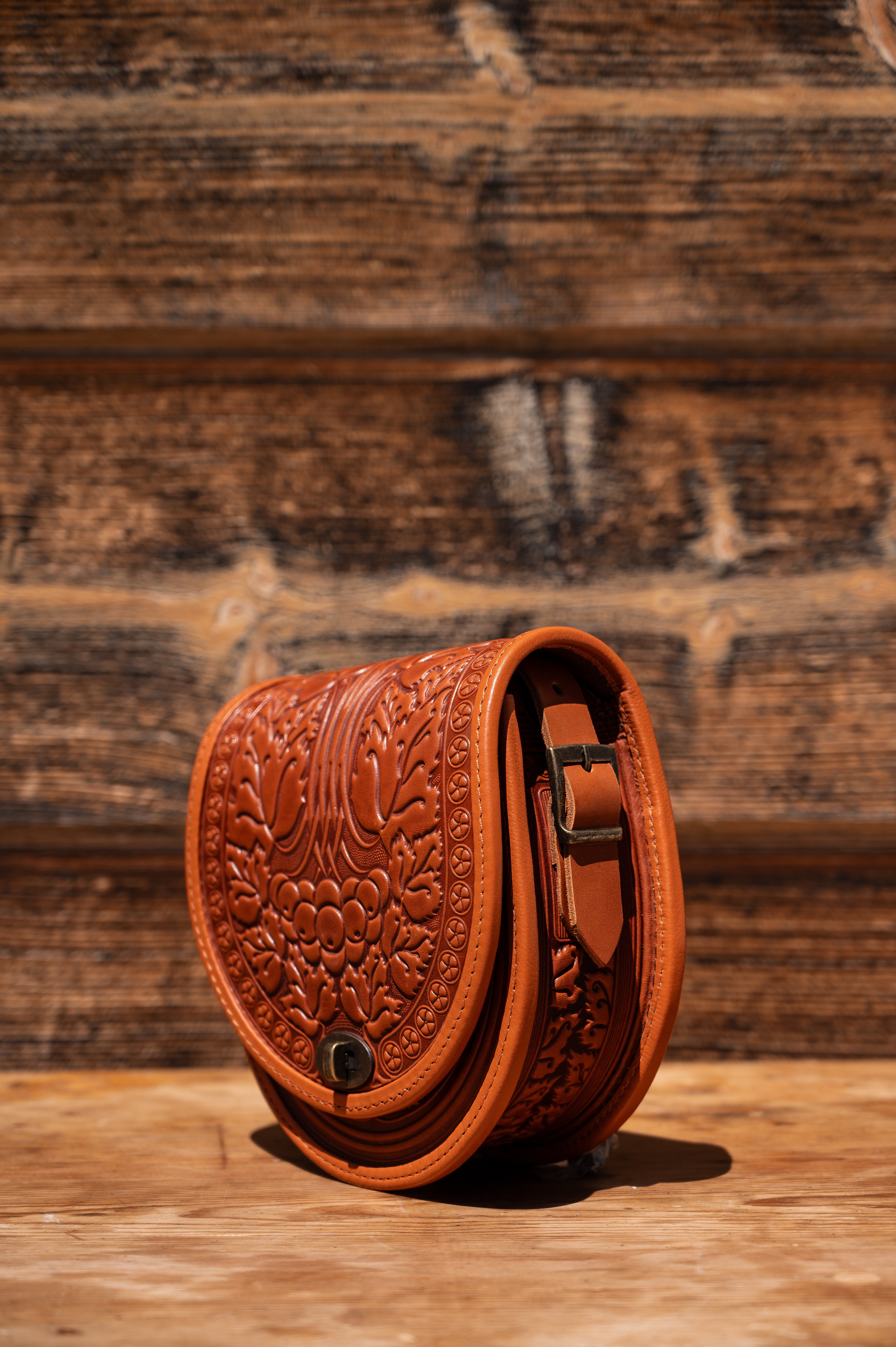 Leather bag “Kalina”