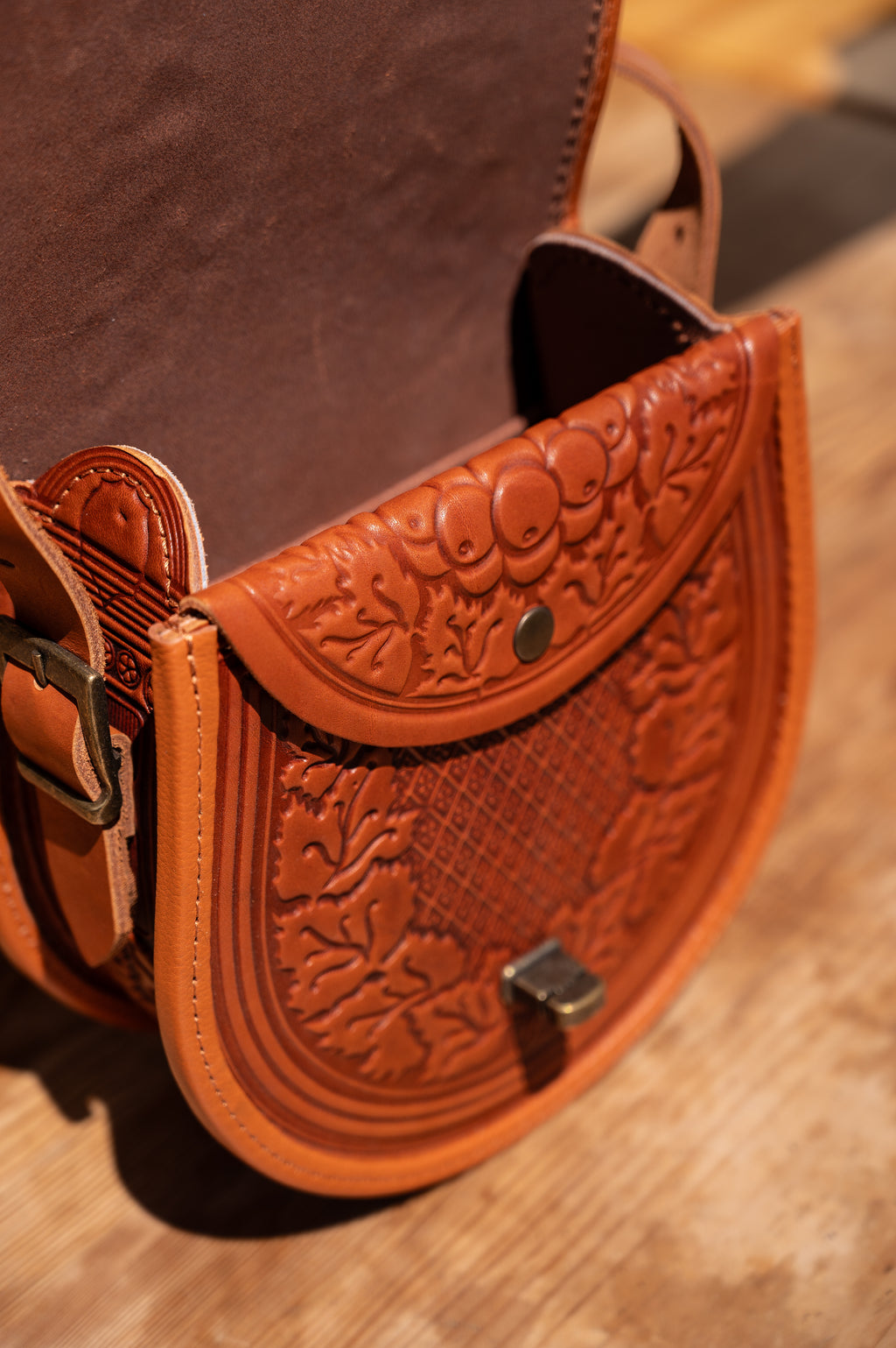 Leather bag “Kalina”