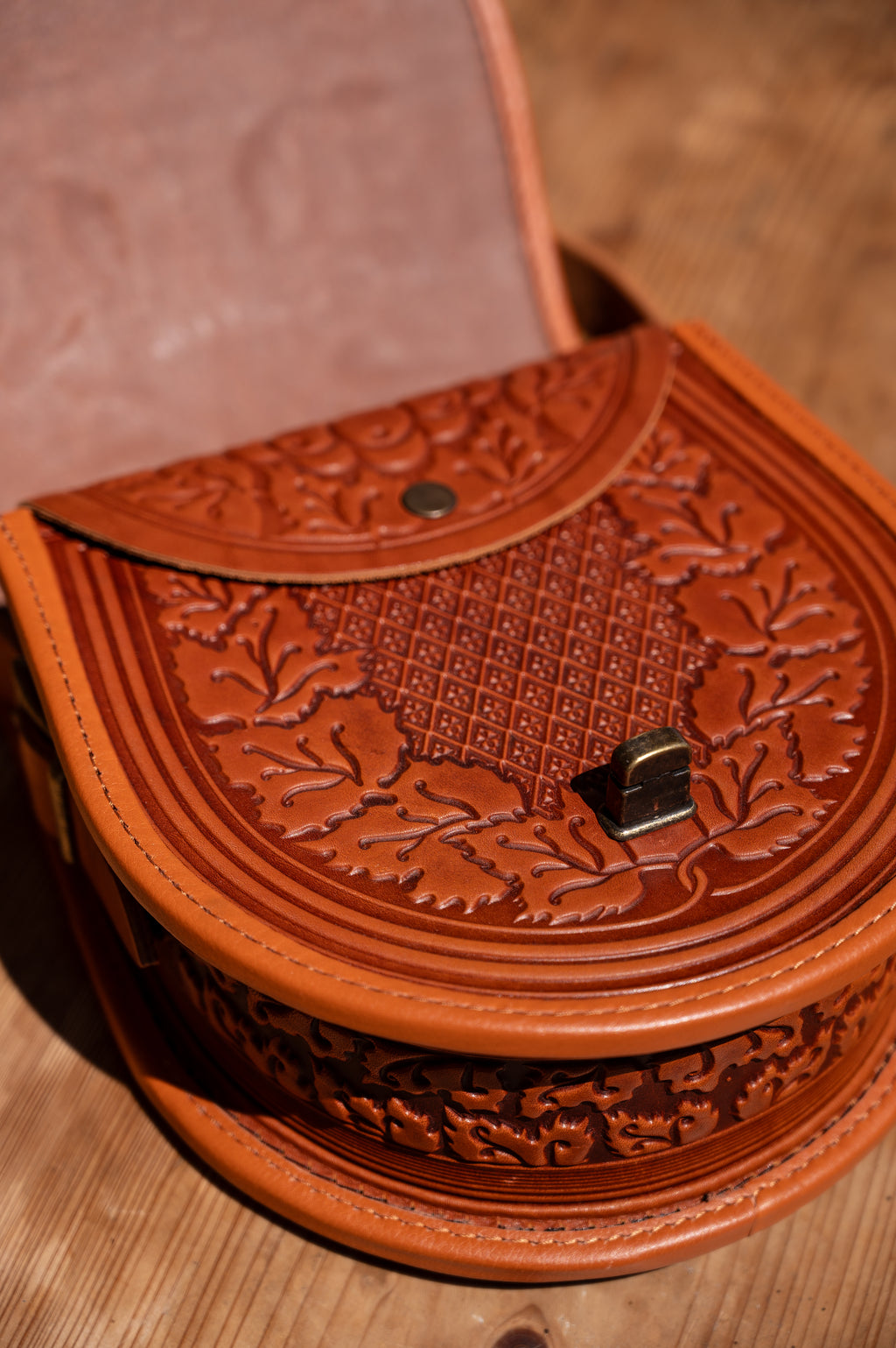 Leather bag “Kalina”