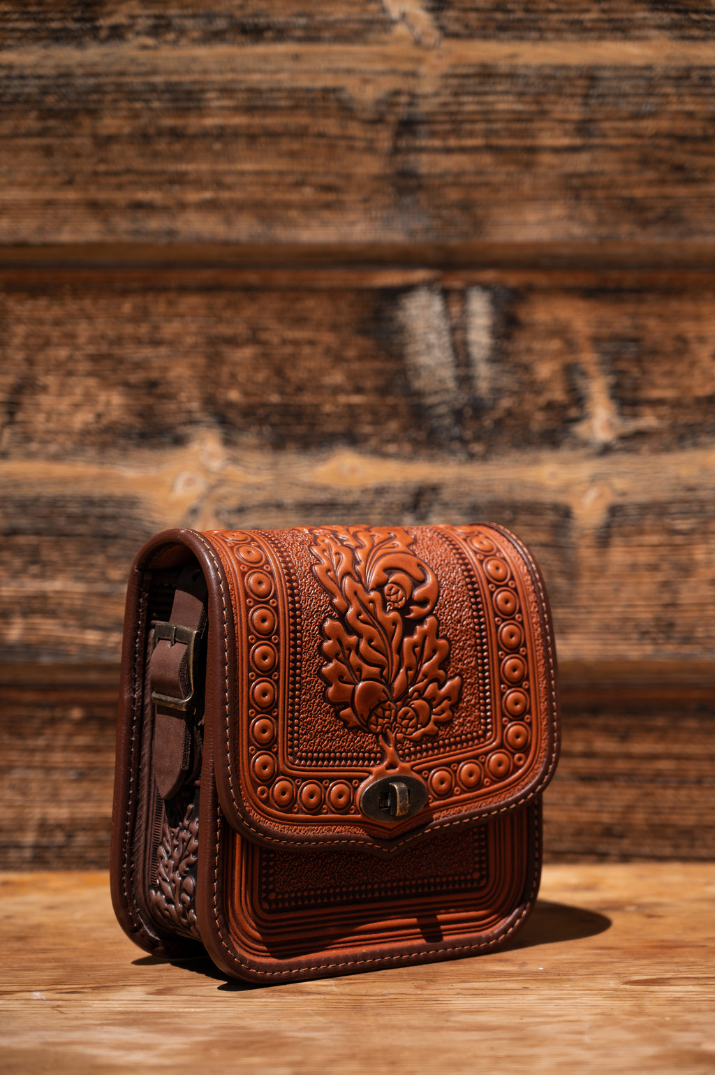 Leather bag “Myslyvska”