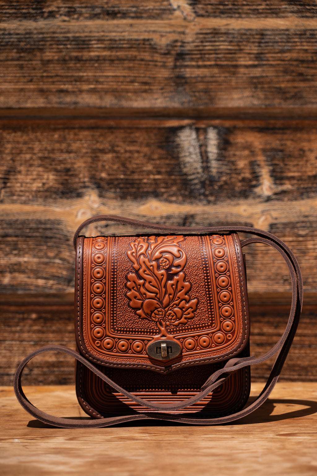 Leather bag “Myslyvska”