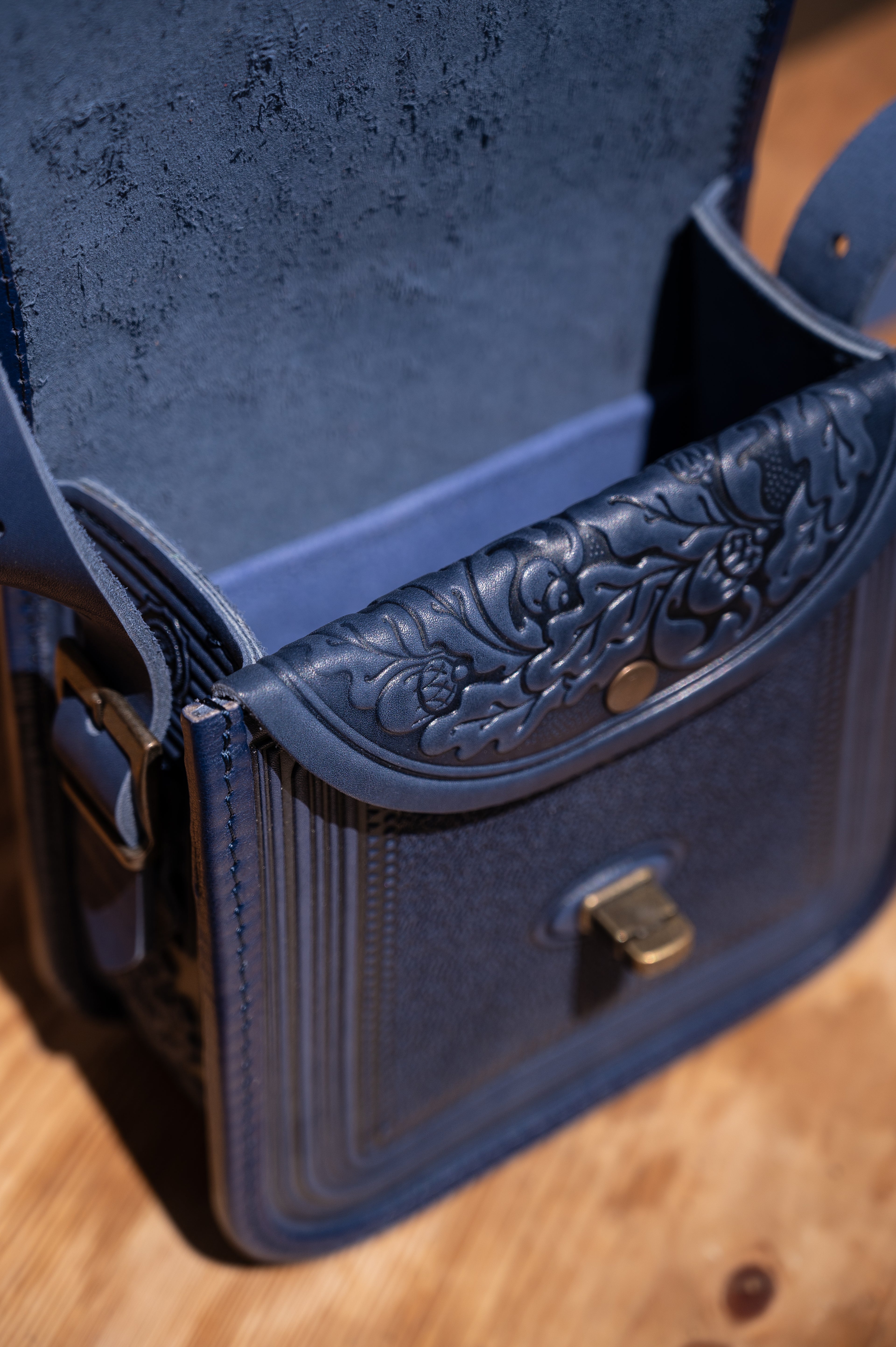 Leather bag “Myslyvska”