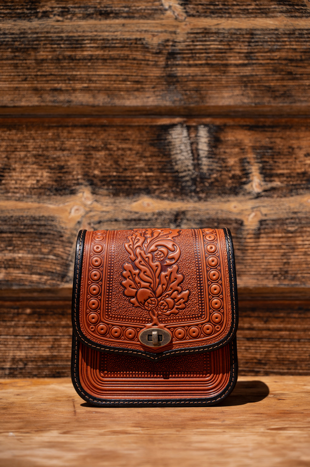 Leather bag “Myslyvska”