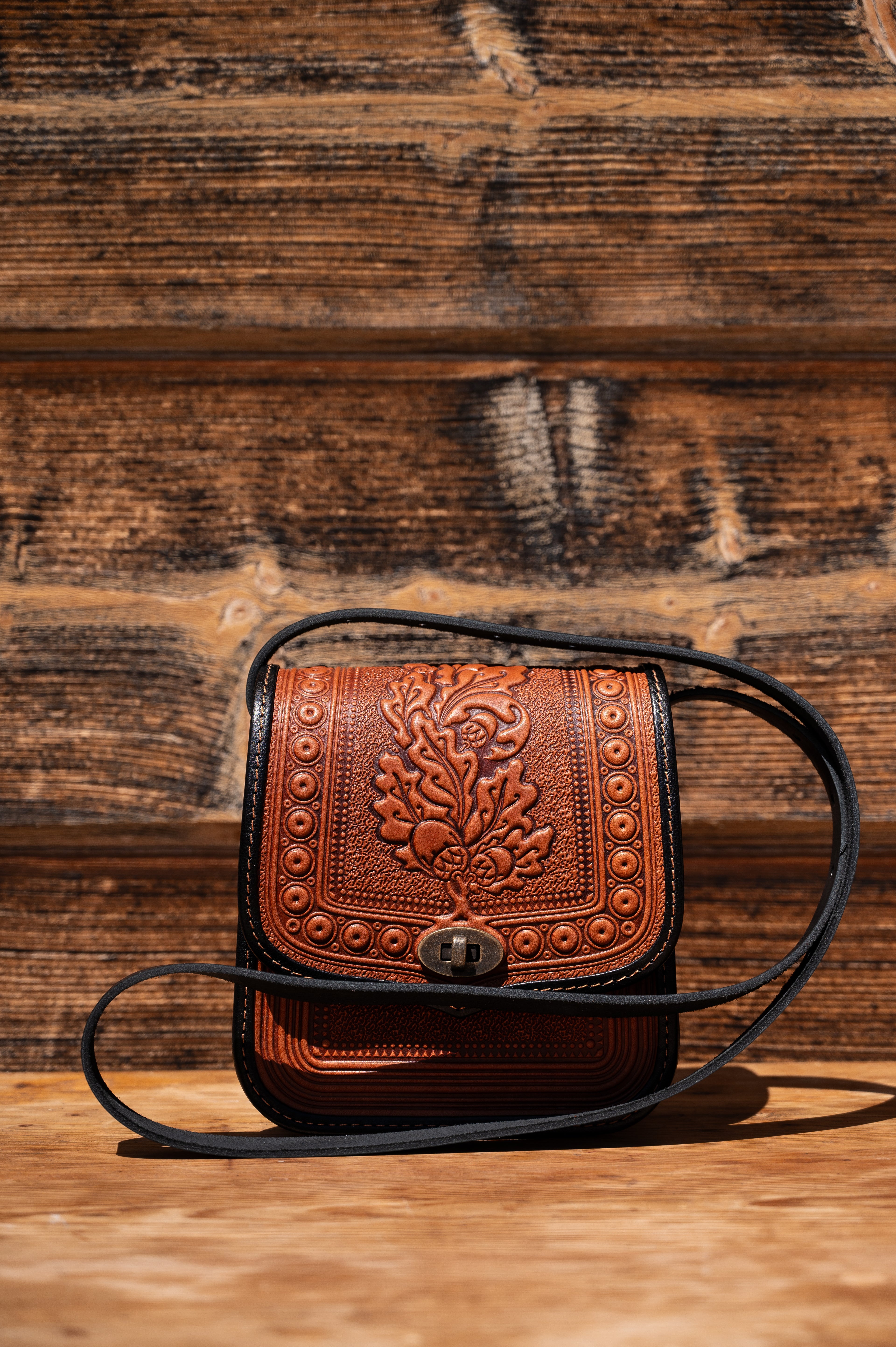 Leather bag “Myslyvska”