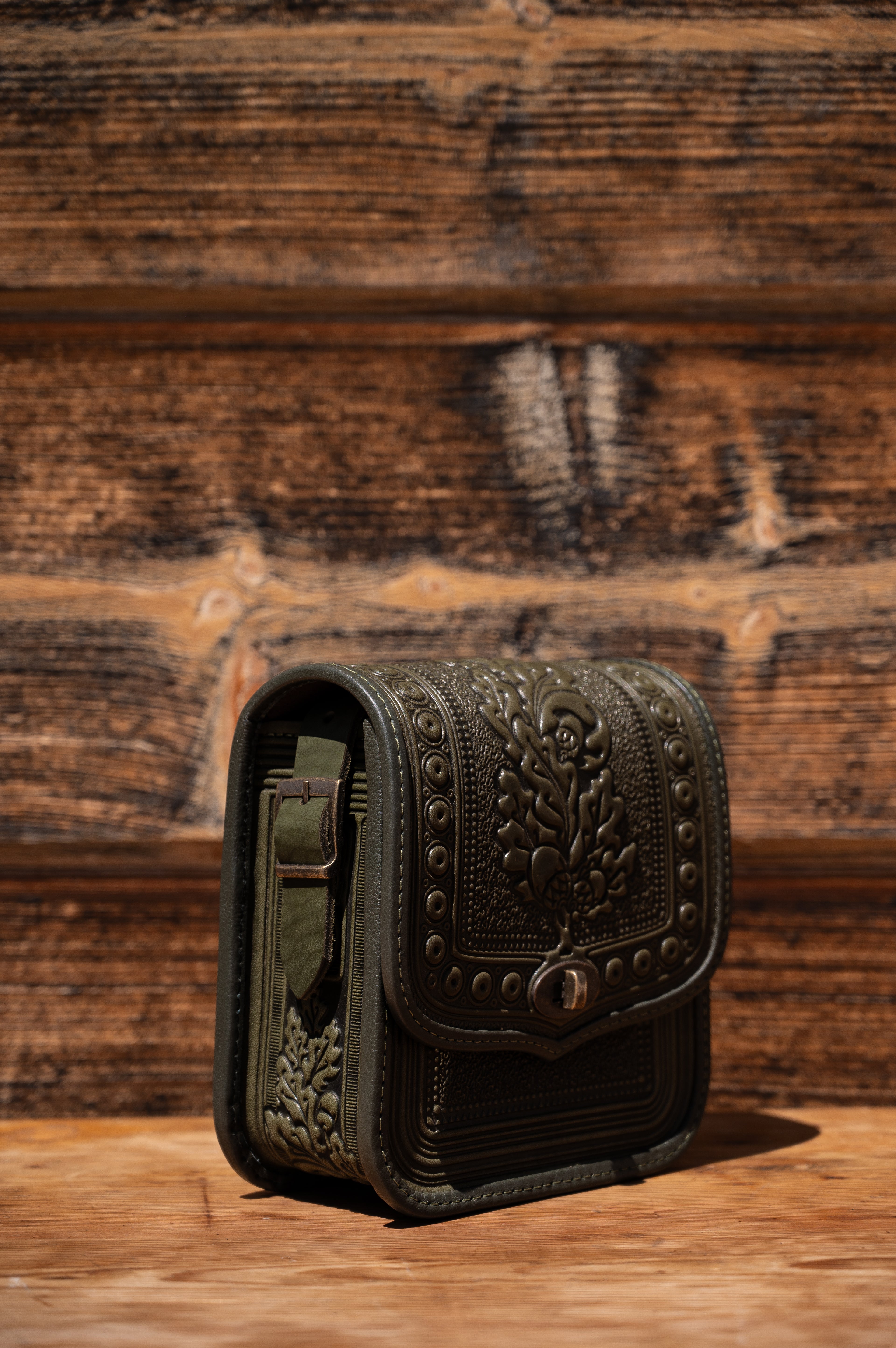 Leather bag “Myslyvska”