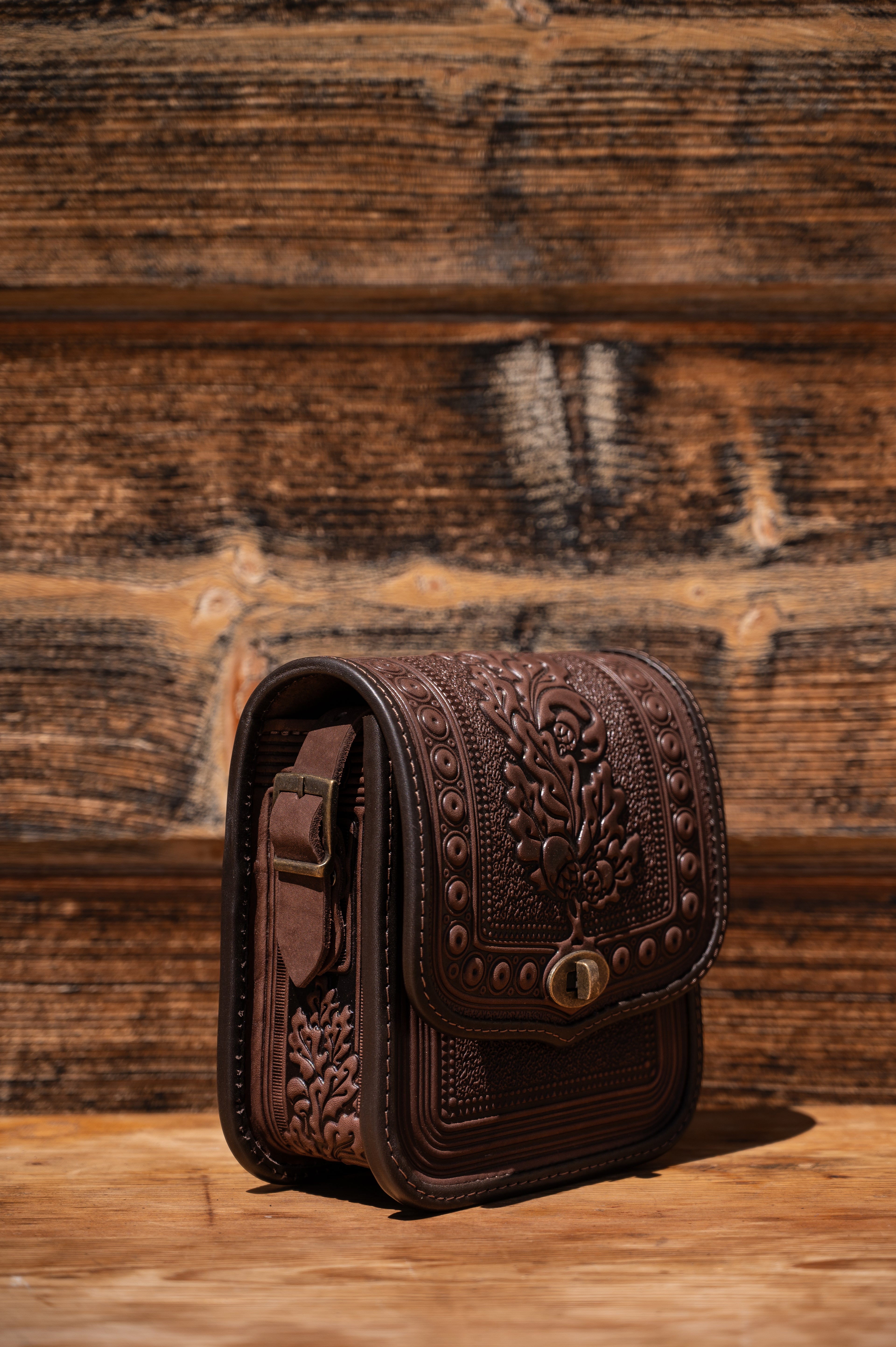 Leather bag “Myslyvska”