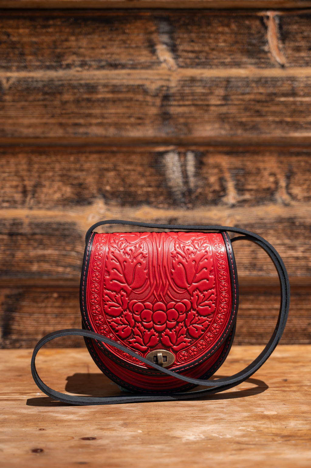 Leather bag “Kalina”