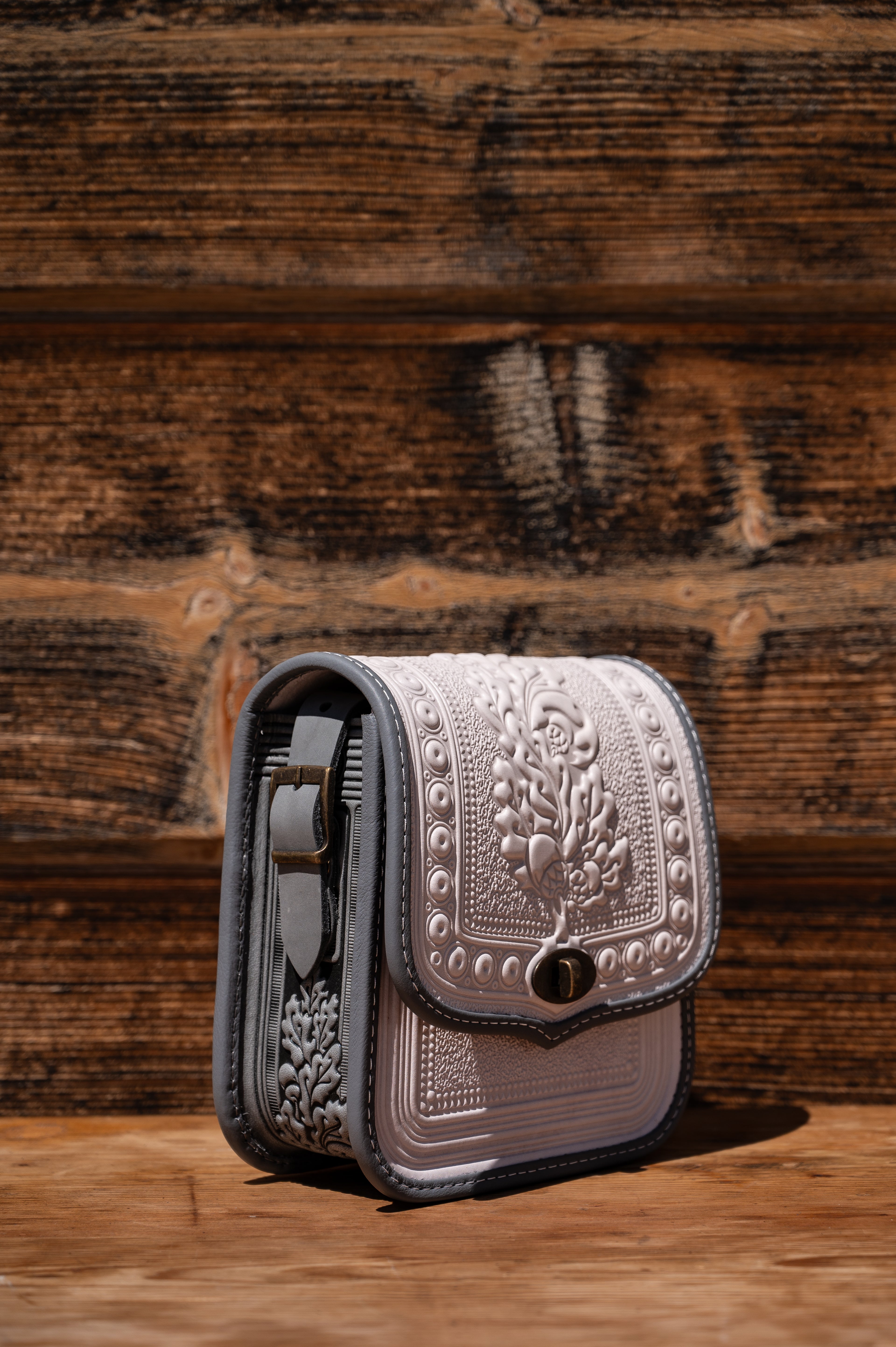 Leather bag “Myslyvska”