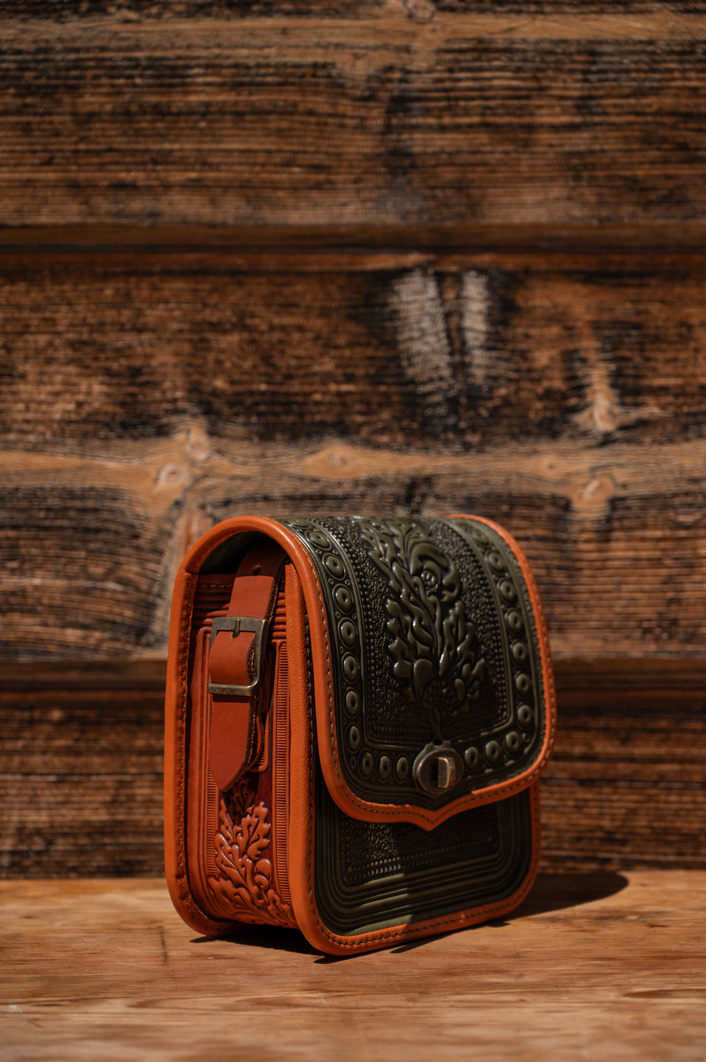 Leather bag “Myslyvska”