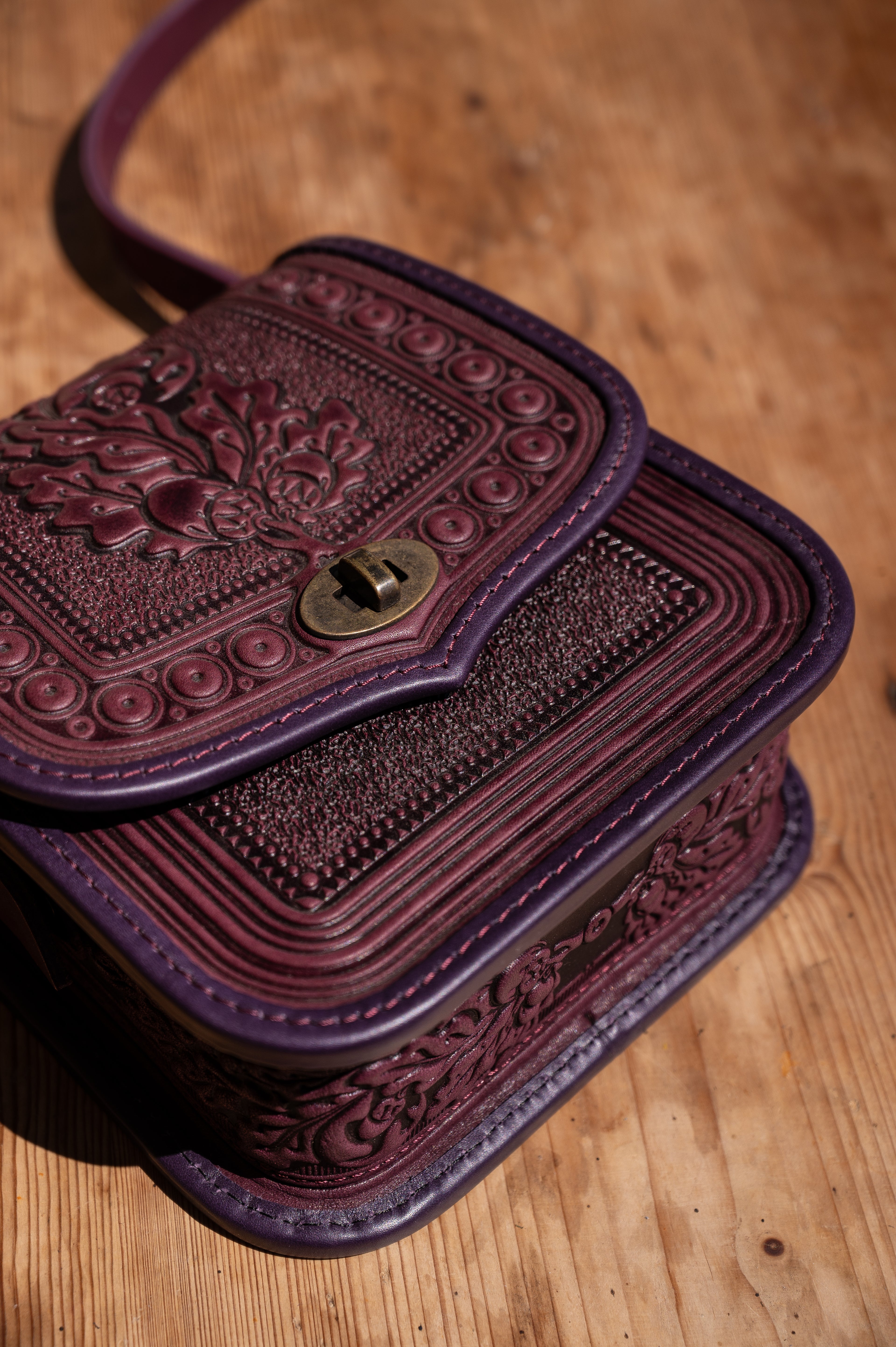 Leather bag “Myslyvska”