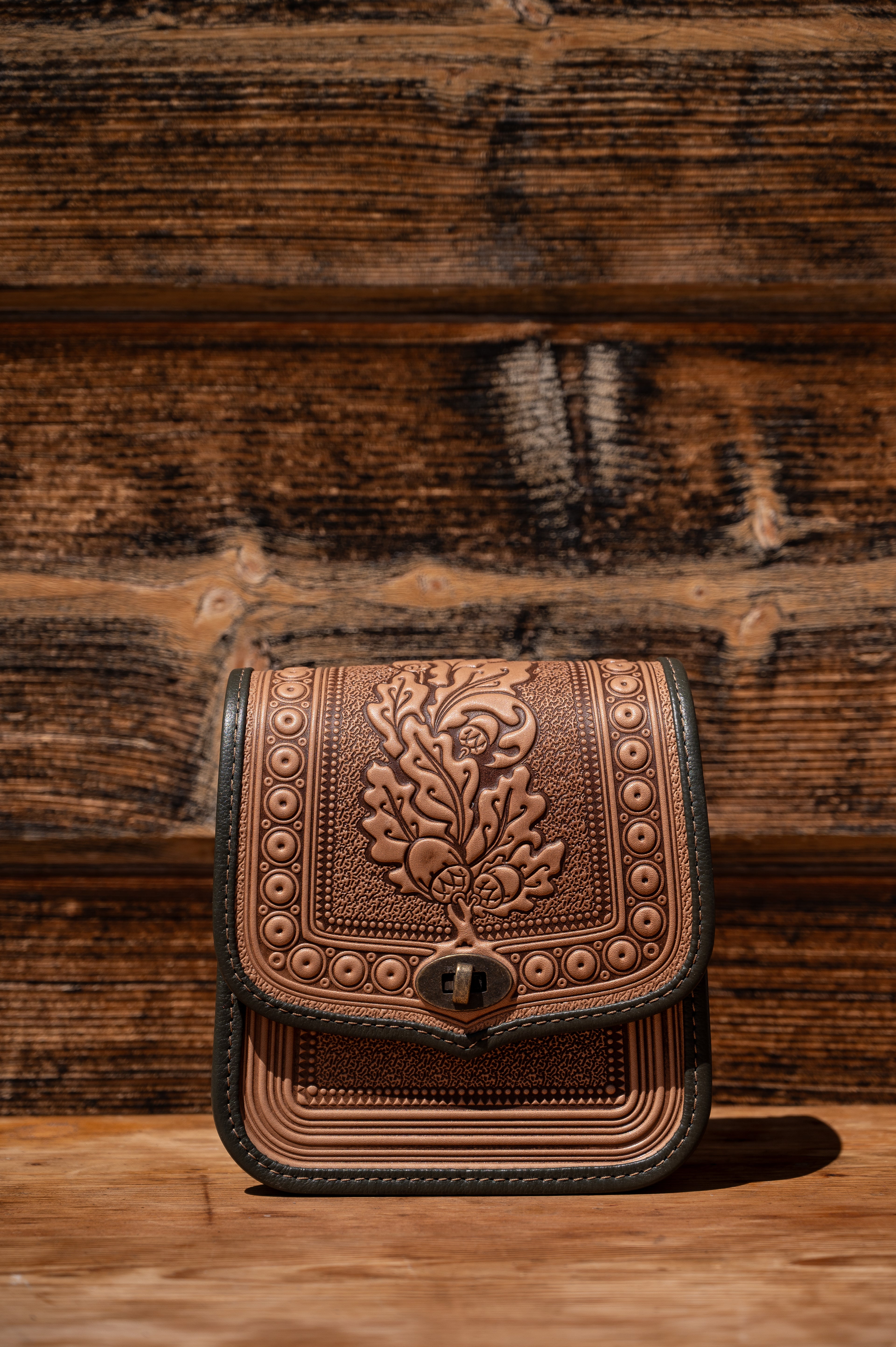 Leather bag “Myslyvska”