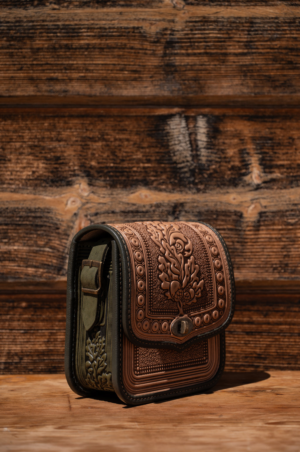 Leather bag “Myslyvska”