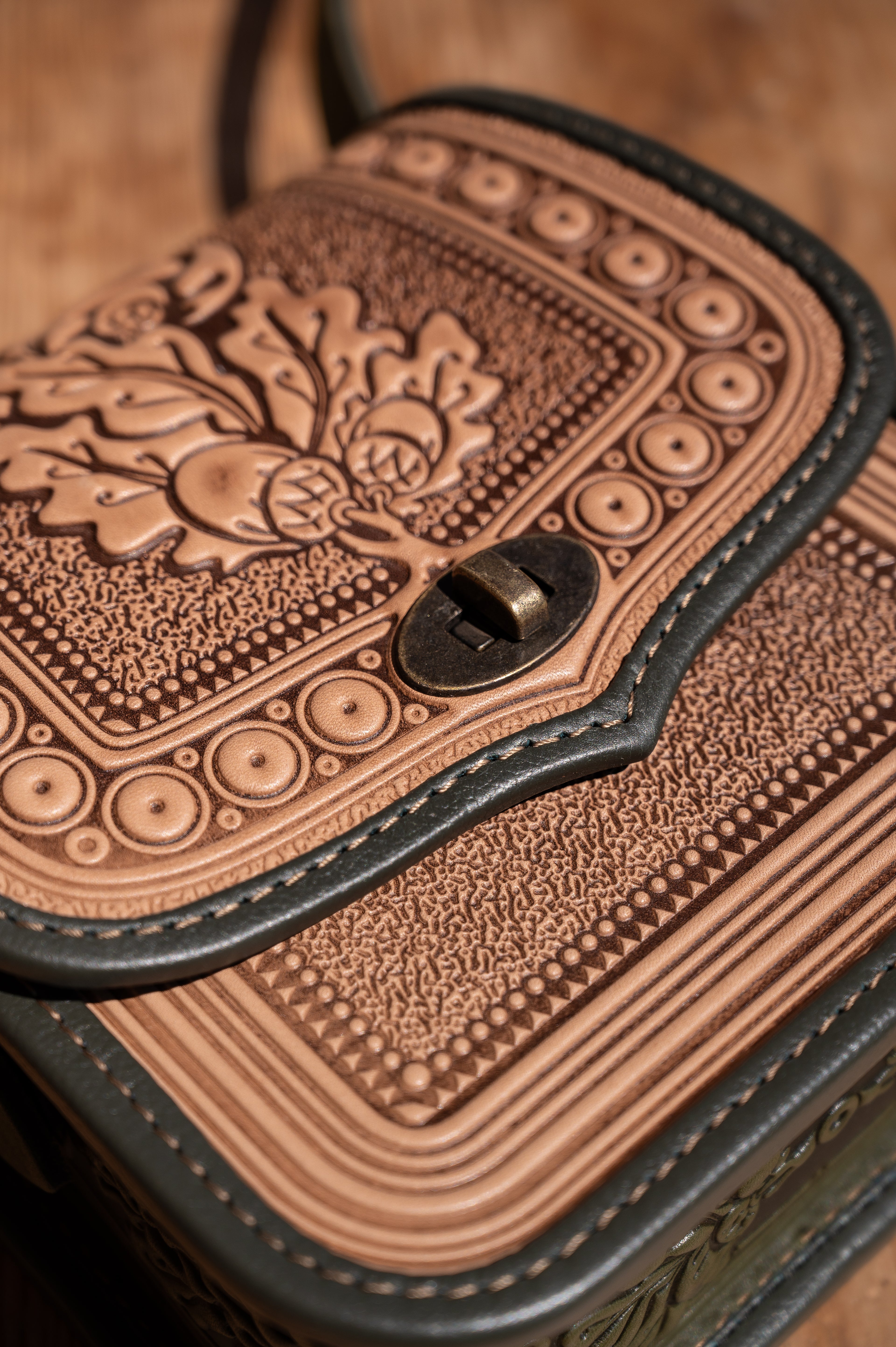 Leather bag “Myslyvska”