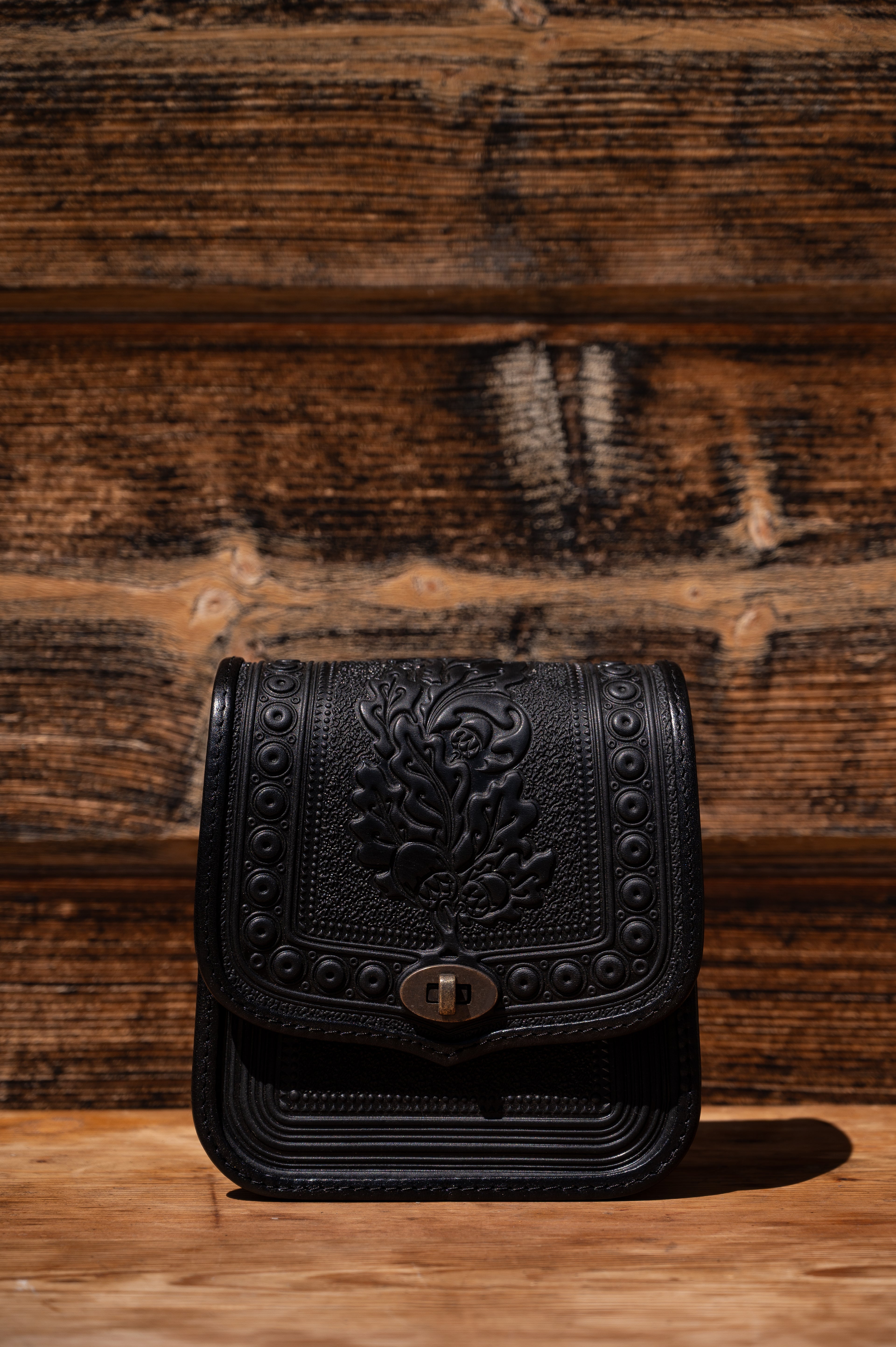 Leather bag “Myslyvska”