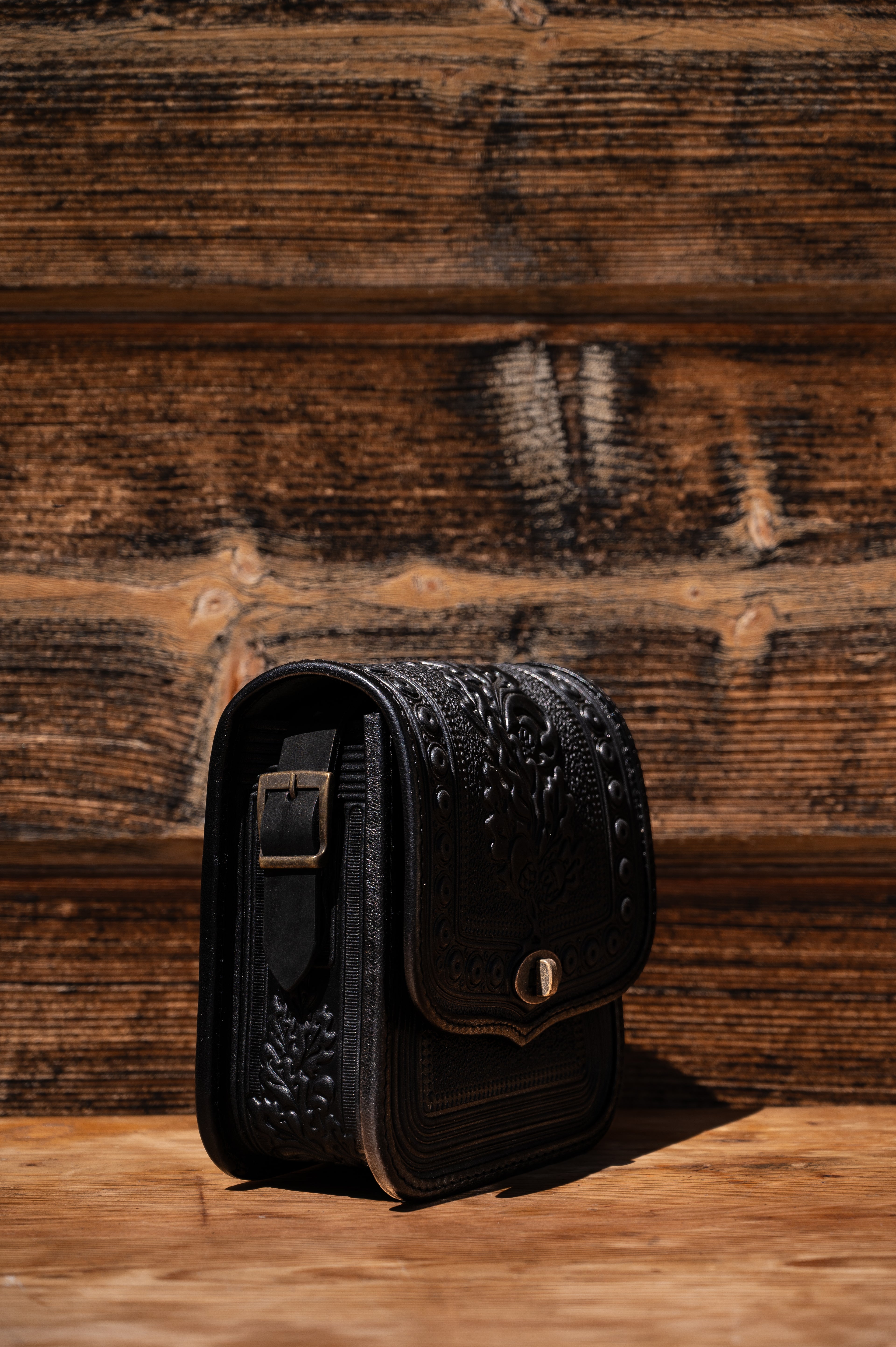 Leather bag “Myslyvska”