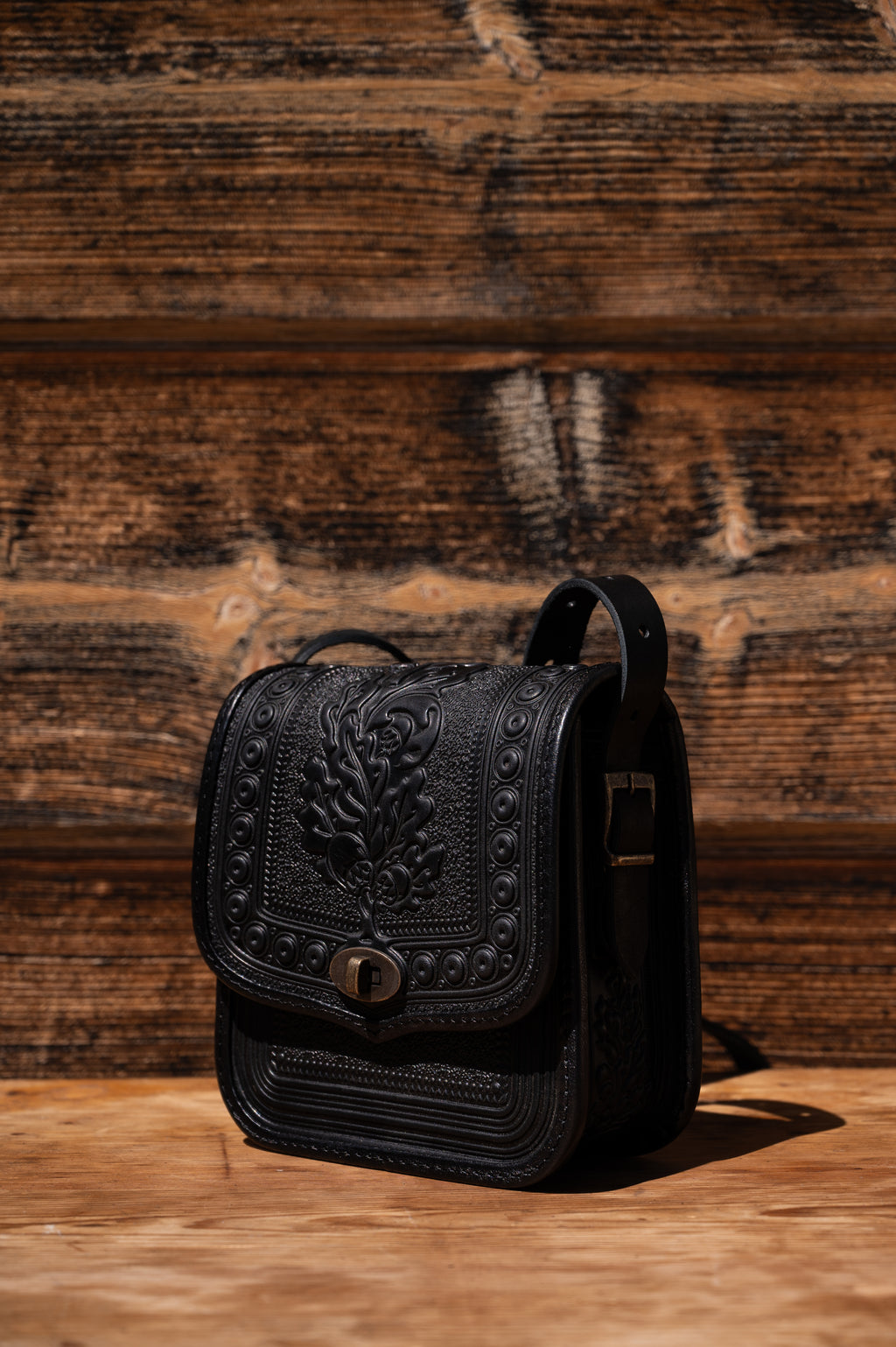 Leather bag “Myslyvska”