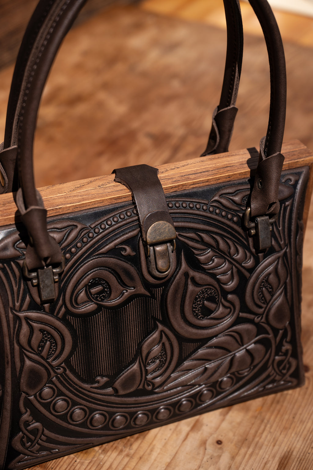 Leather bag “Calla”