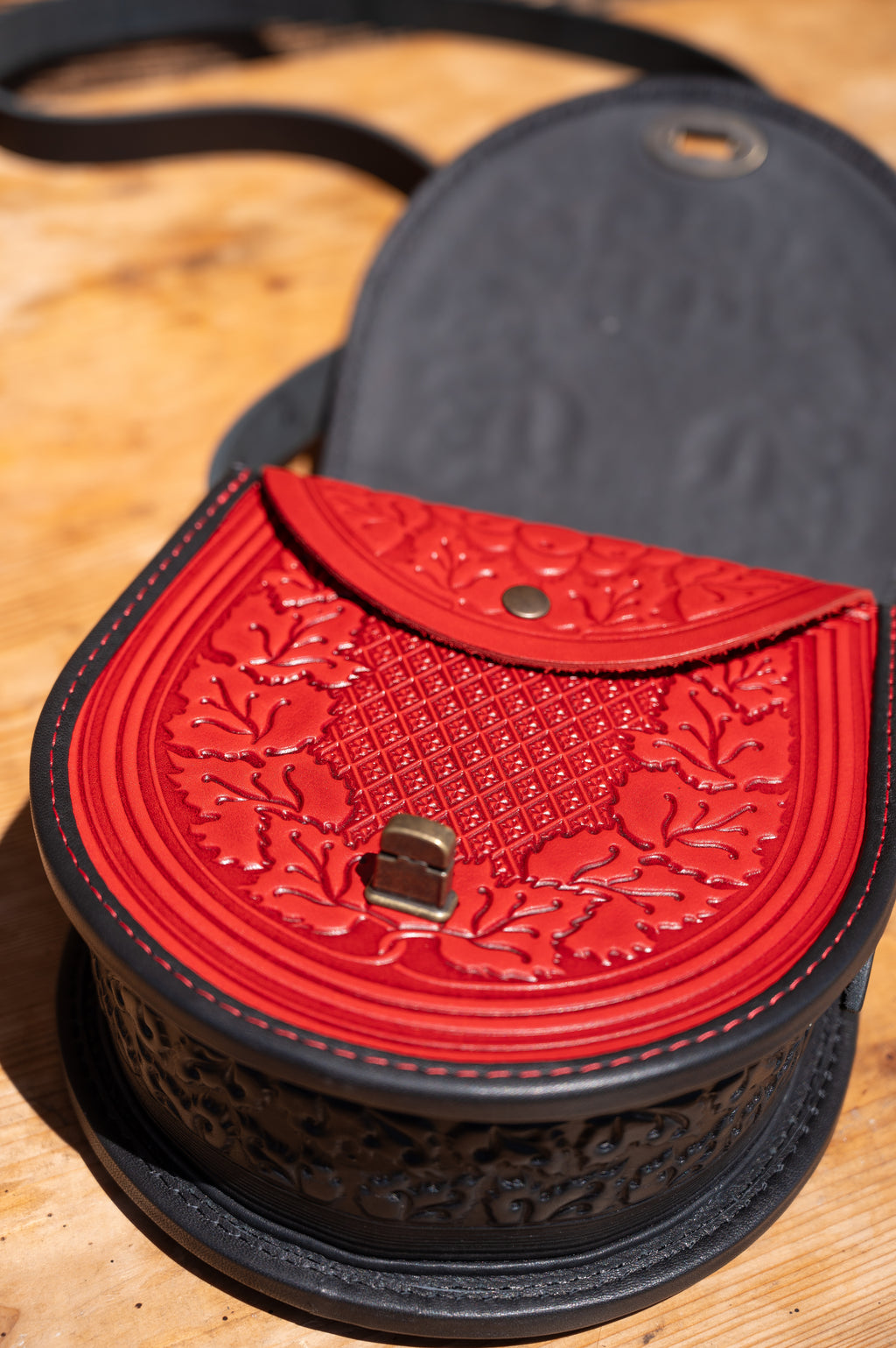 Leather bag “Kalina”