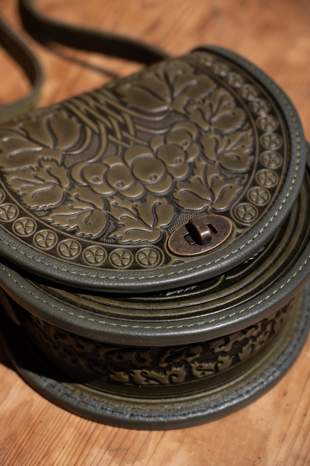 Leather bag “Kalina”